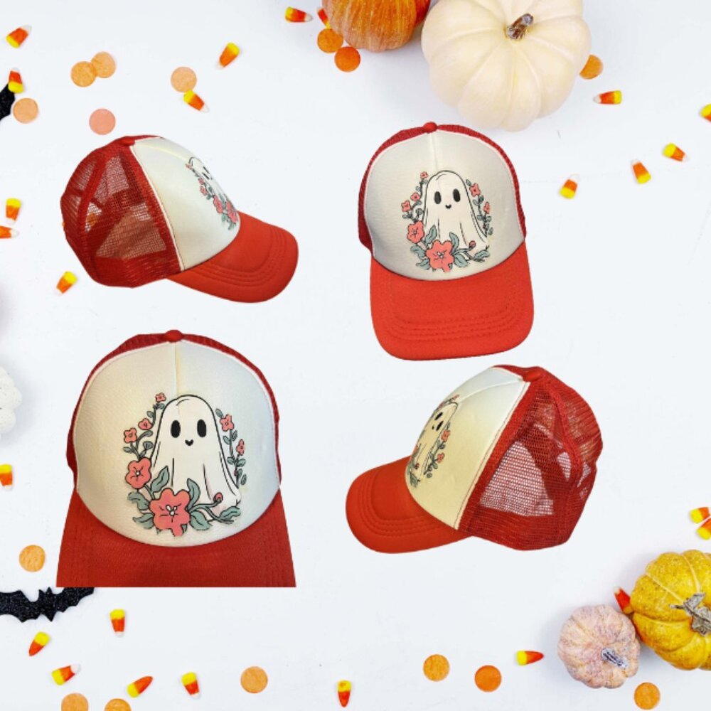 Sweet Ghost" Cap – Style with a Fun Twist